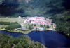 Hotel view from a mountain top.